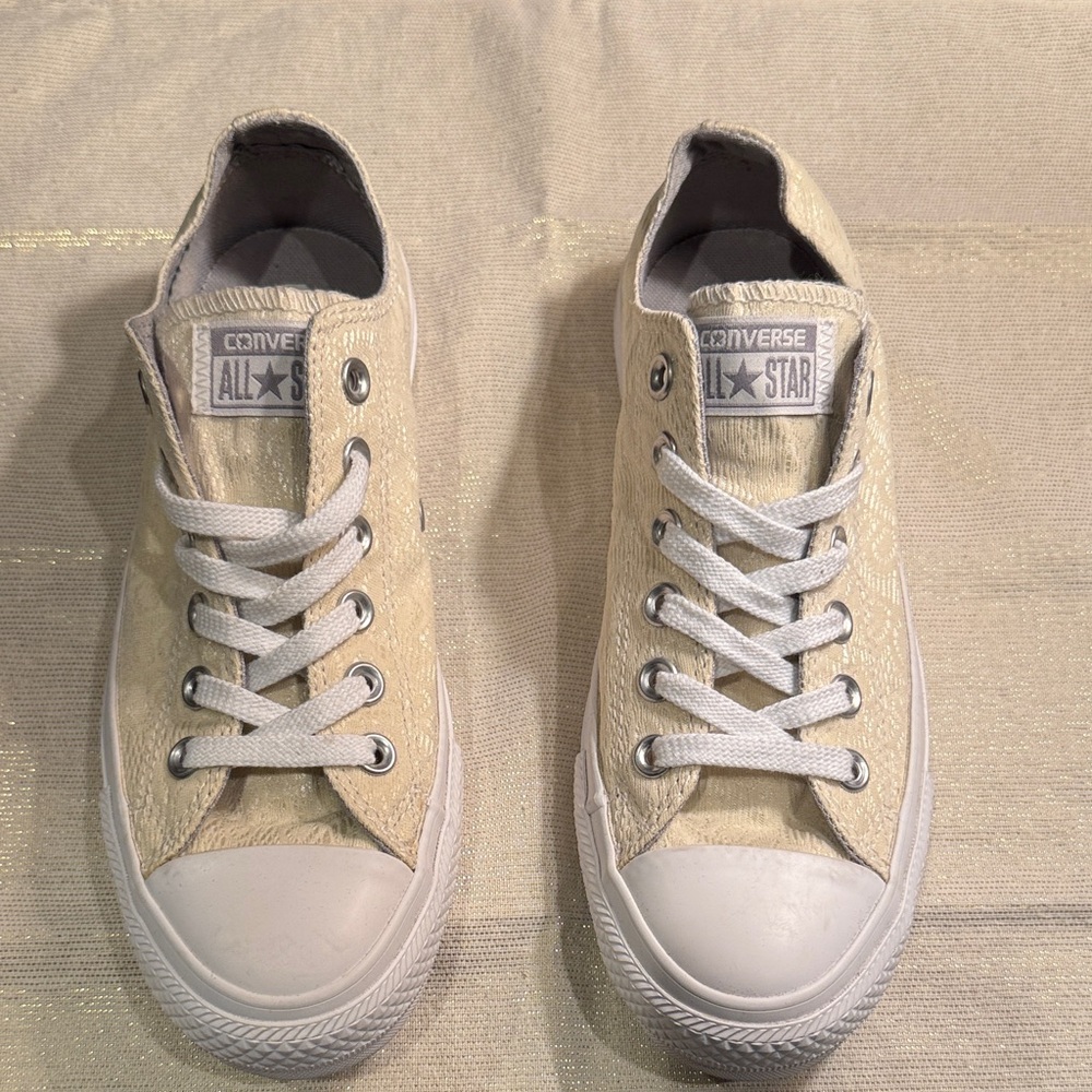 Converse All Star Beige Canvas Sneakers